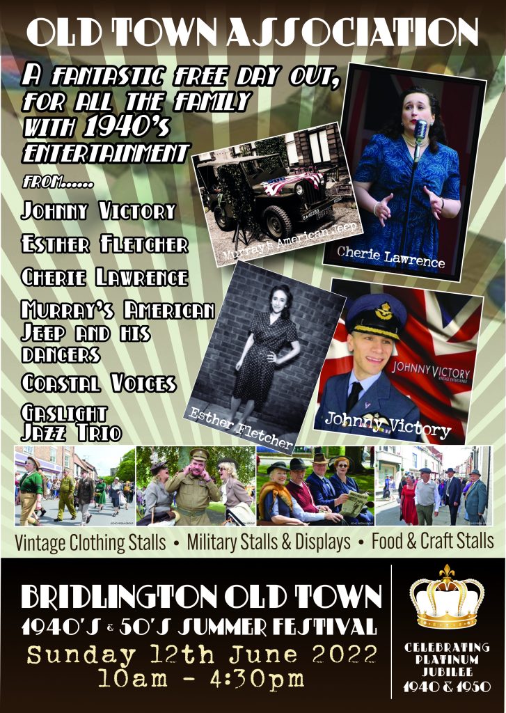 Poster - Bridlington Old Town 1940s Day 2022