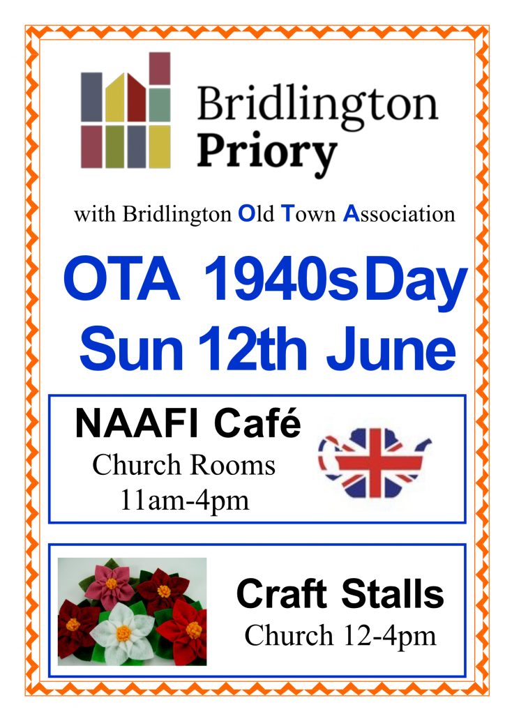 Poster: Old Town 1940s Day 2022 at Bridlington Priory
