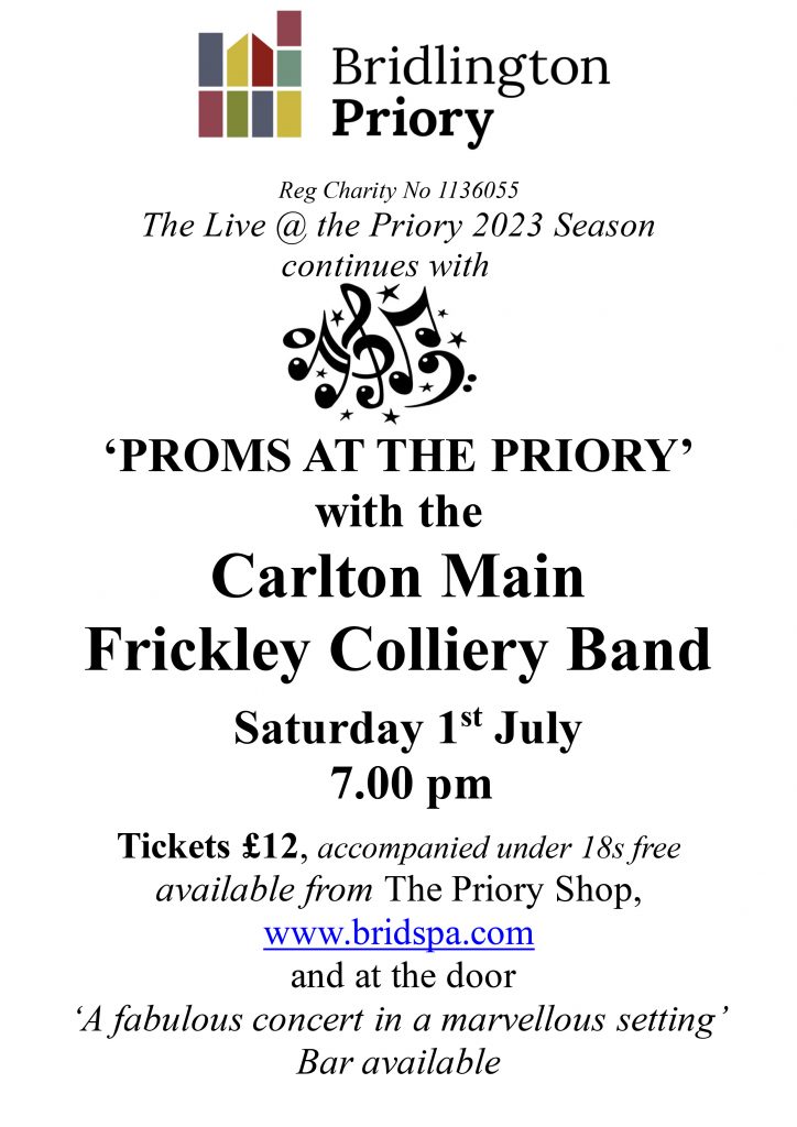 Poster: Proms at the Priory 2023