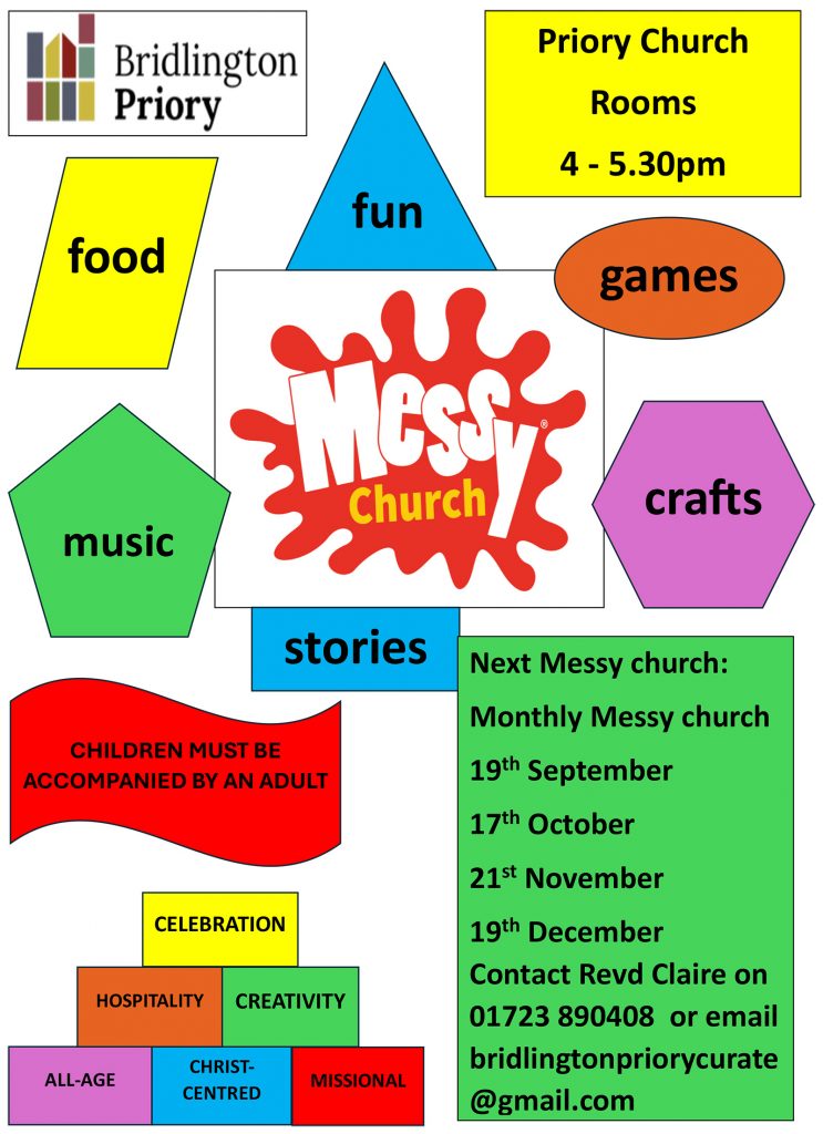 Bridlington Priory - Messy Church Autumn 2025