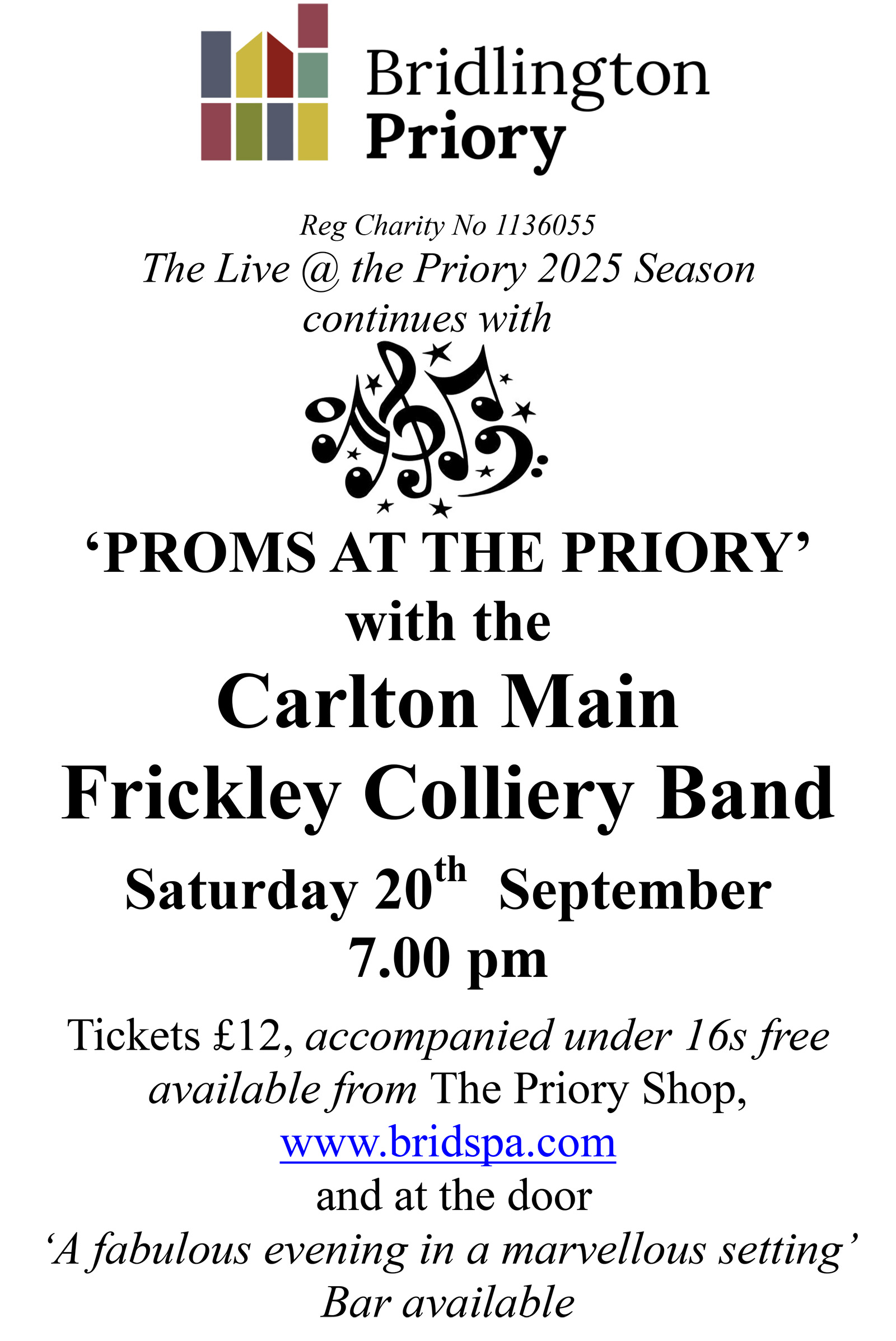 Bridlington Priory - Proms at the Priory 2025