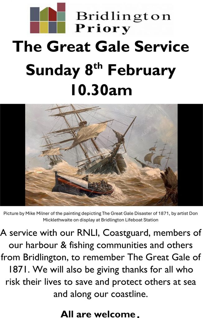 Bridlington Priory - Great Gale Service 2026